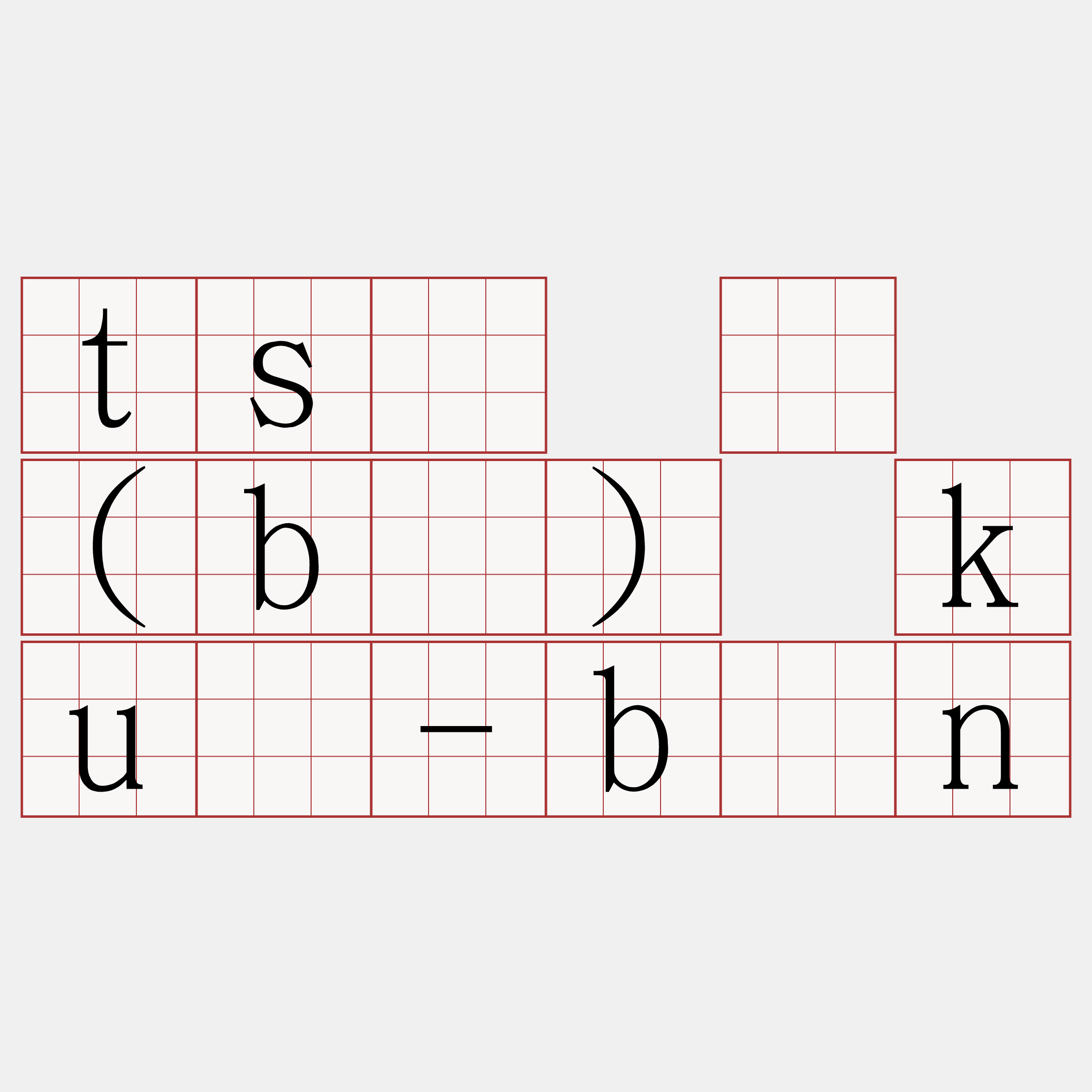 tsò ē (bē) kuè-bīn